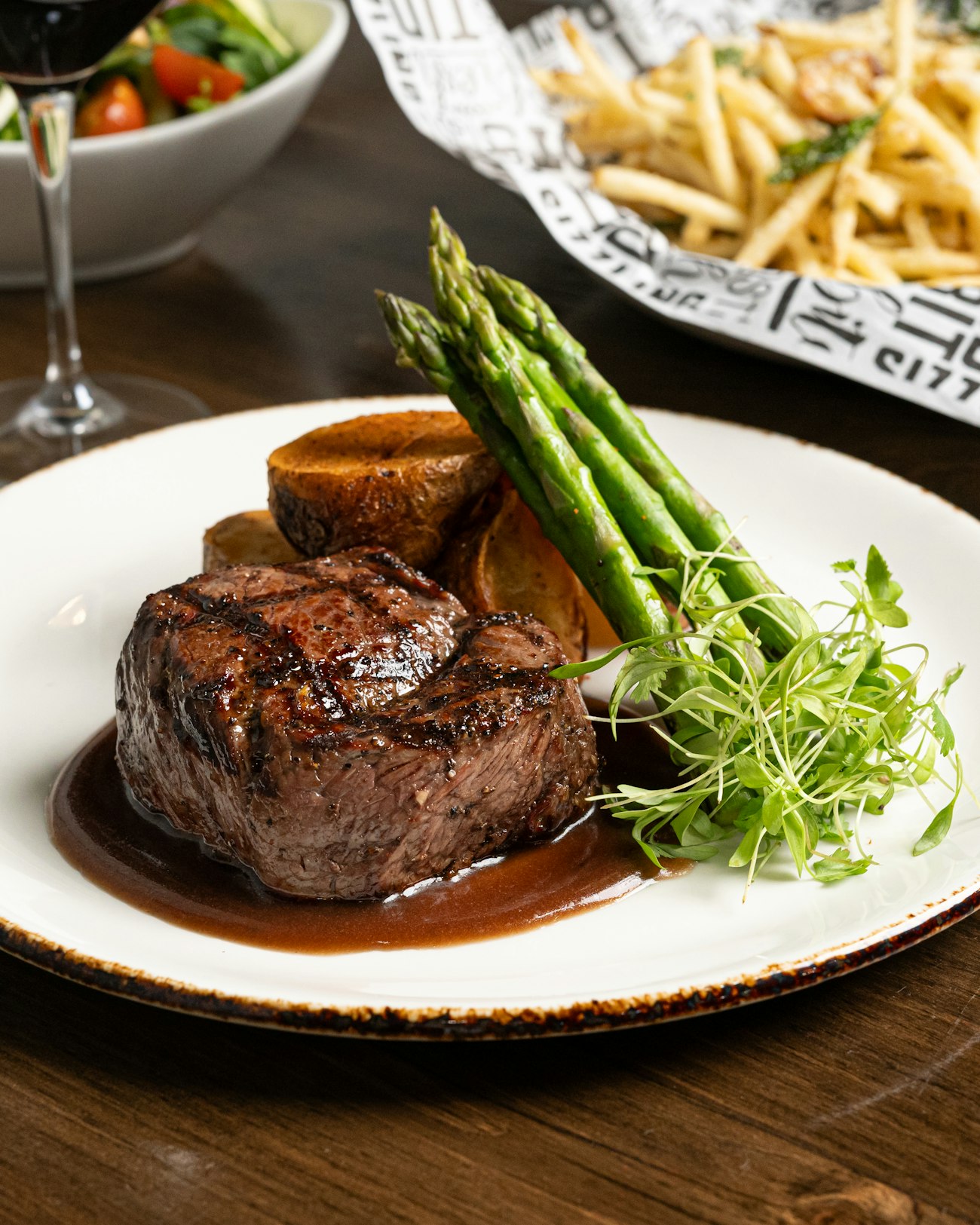 Filet, auf den Punkt
